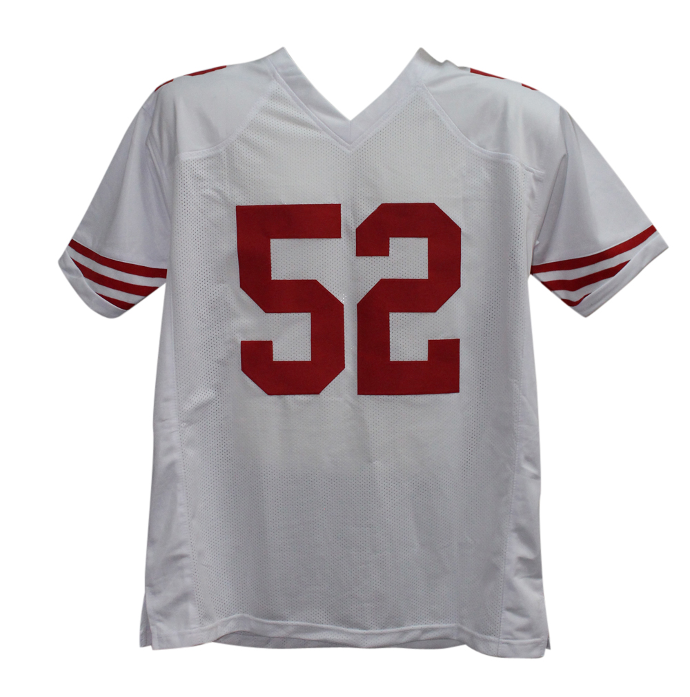 Beckett Auth 5 Patrick Willis Autographed Red W/White Pro Style Jersey 