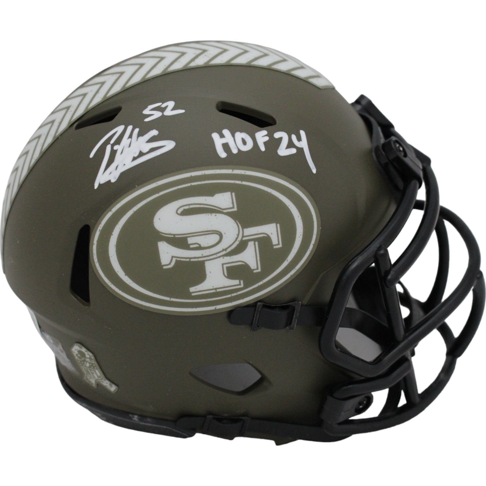 Patrick Willis Signed San Francisco 49ers 22 Slaute Mini Helmet HOF Beckett 44934
