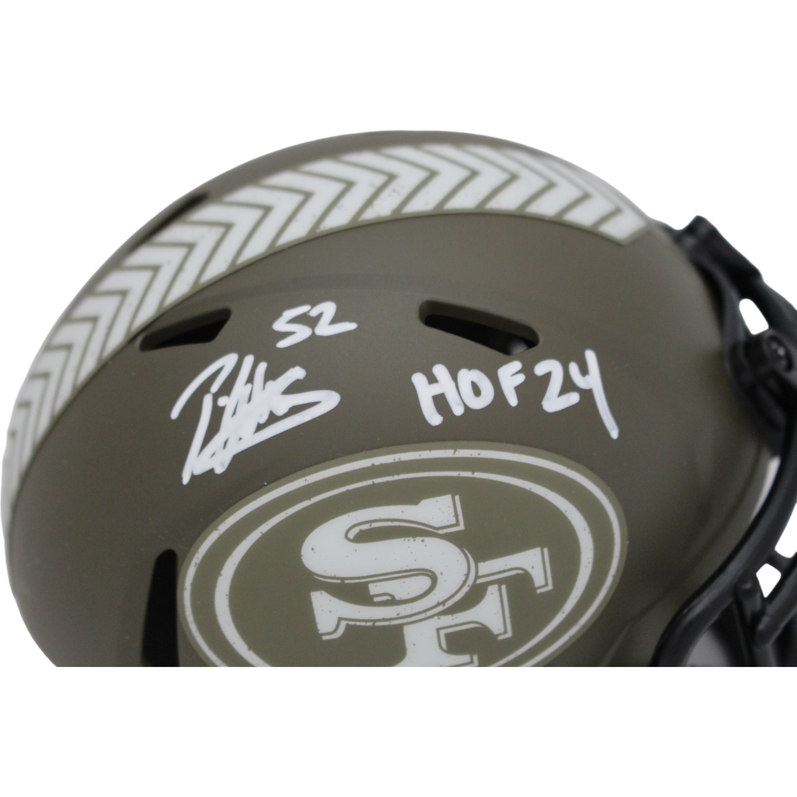 Patrick Willis Signed San Francisco 49ers 22 Slaute Mini Helmet HOF Beckett 44934