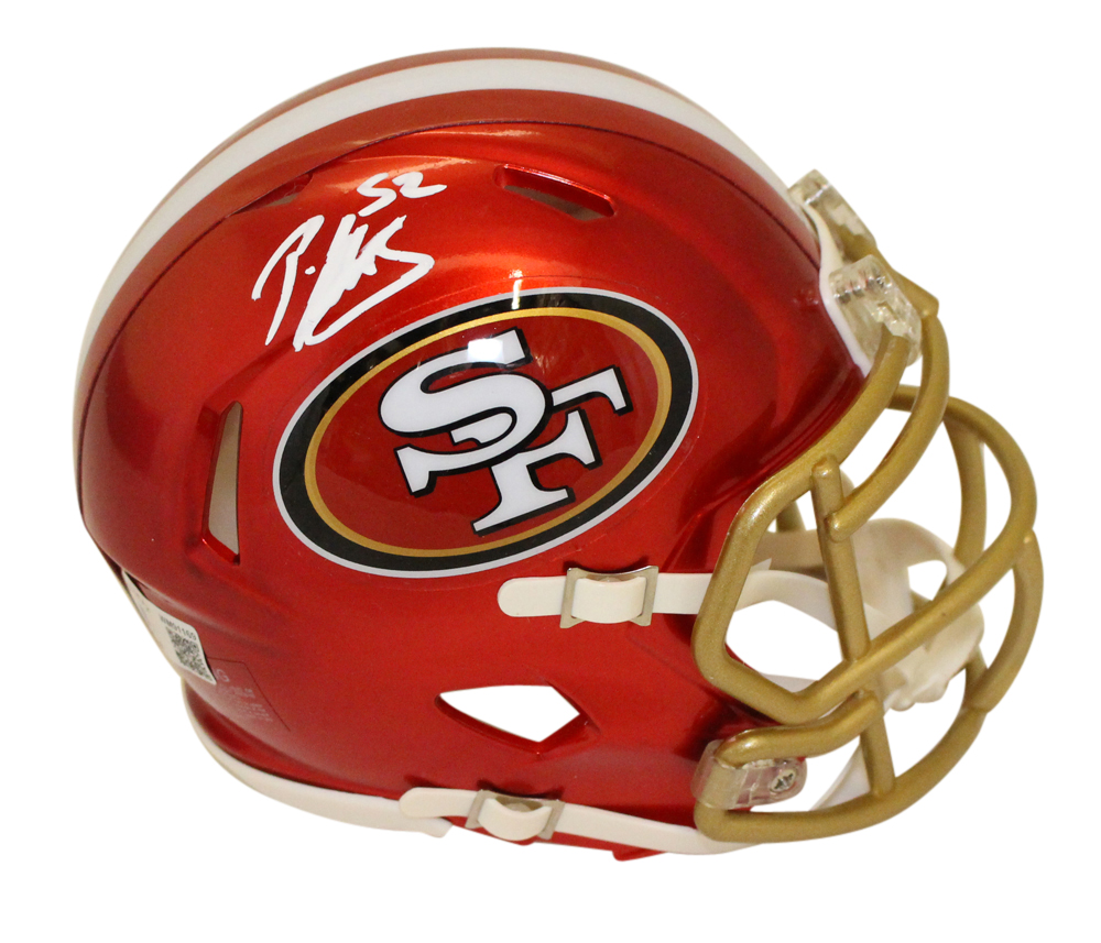 Patrick Willis Autographed/Signed San Francisco 49ers Flash Mini Helmet BAS