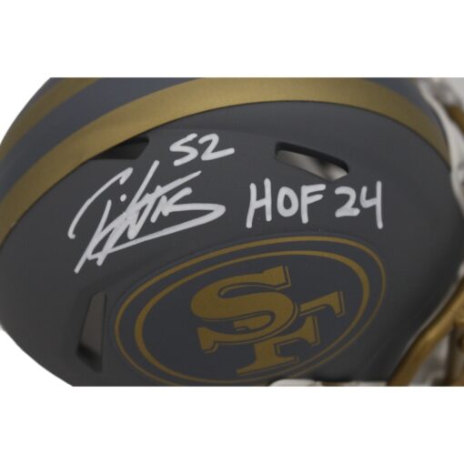 Patrick Willis Autographed San Francisco 49ers Slate Mini HOF Beckett 46917