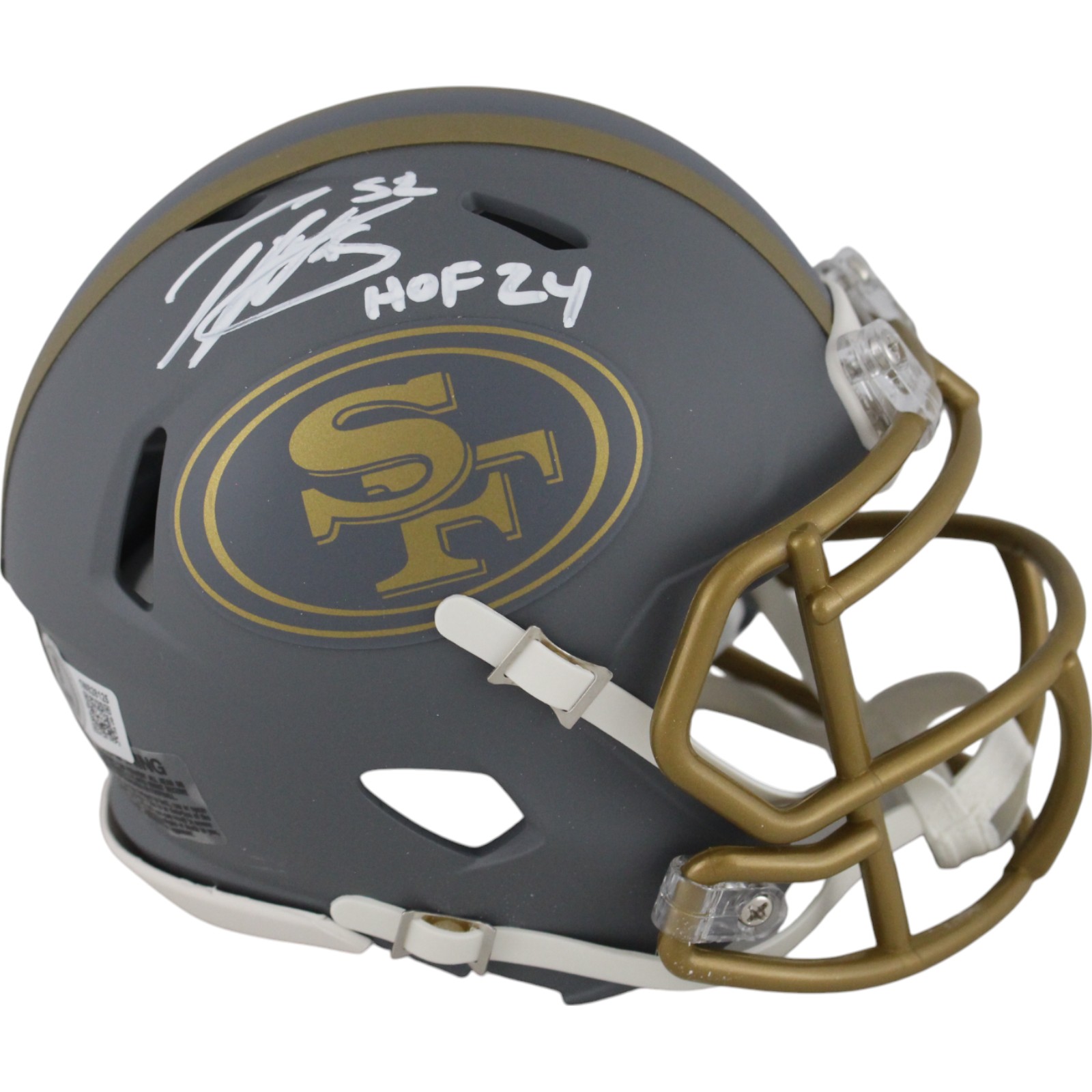 Patrick Willis Signed San Francisco 49ers Slate Mini Helmet HOF Beckett 48958