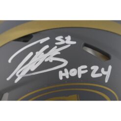 Patrick Willis Signed San Francisco 49ers Slate Mini Helmet HOF Beckett 48958