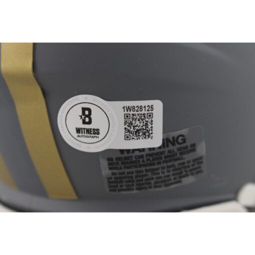 Patrick Willis Signed San Francisco 49ers Slate Mini Helmet HOF Beckett 48958