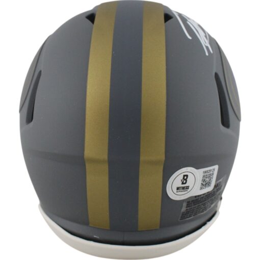 Patrick Willis Signed San Francisco 49ers Slate Mini Helmet HOF Beckett 48958