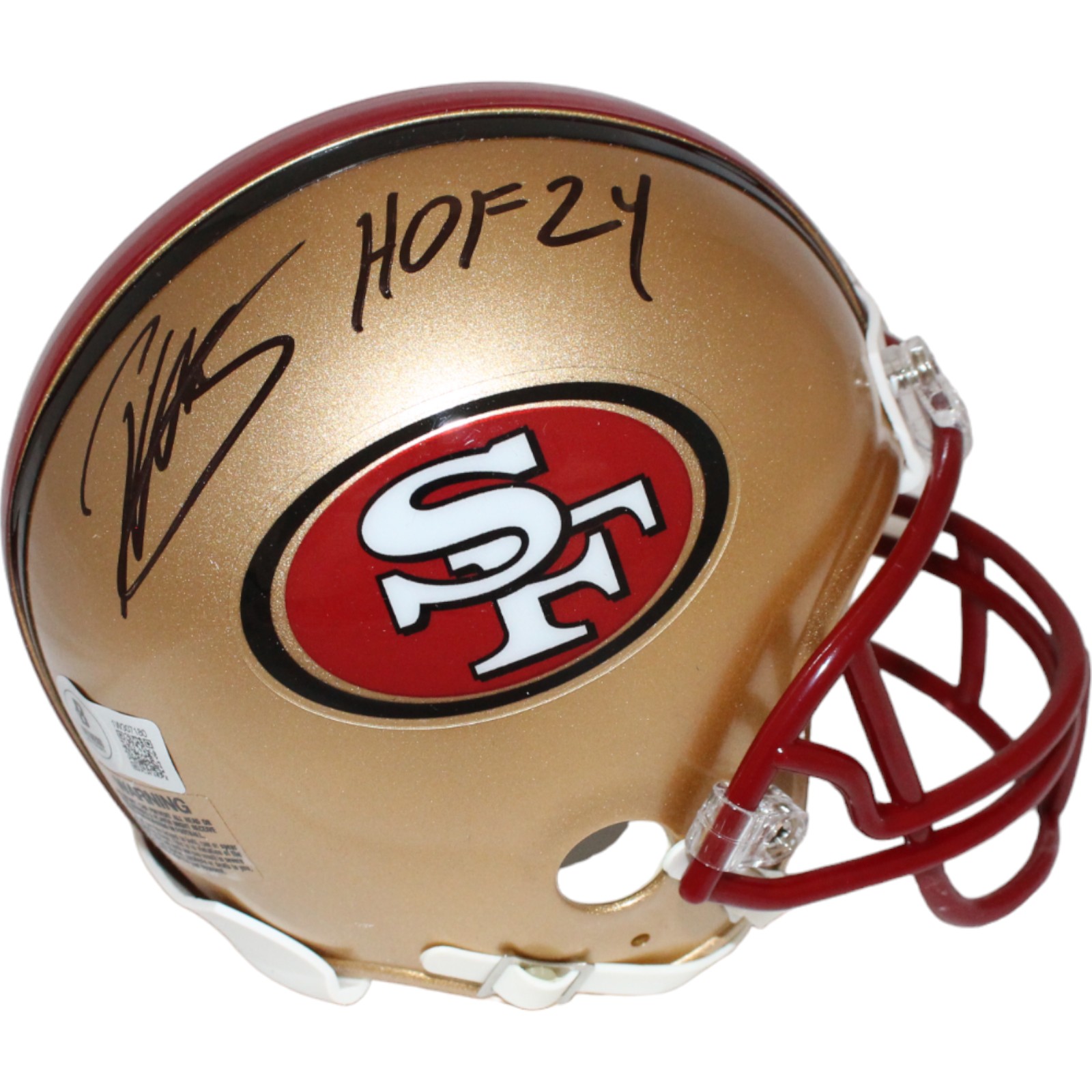 Patrick Willis Signed San Francisco 49ers Mini Helmet VSR4 HOF TB Beckett
