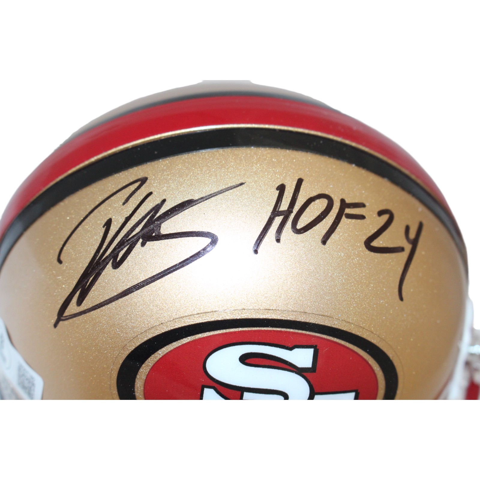 Patrick Willis Signed San Francisco 49ers Mini Helmet VSR4 HOF TB Beckett