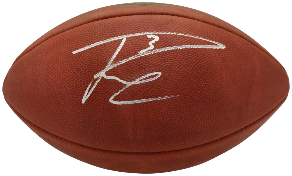 Russell Wilson Autographed Denver Broncos Official Football Beckett