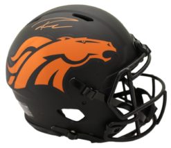 Russell Wilson Autographed Denver Broncos Authentic Eclipse Helmet FAN