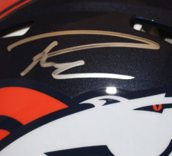 Russell Wilson Autographed Denver Broncos Authentic Speed Helmet FAN