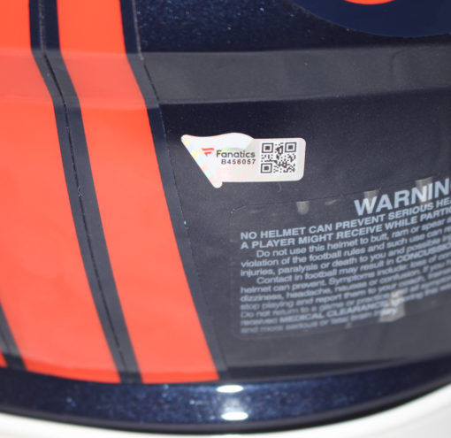 Russell Wilson Autographed Denver Broncos Authentic Speed Helmet FAN