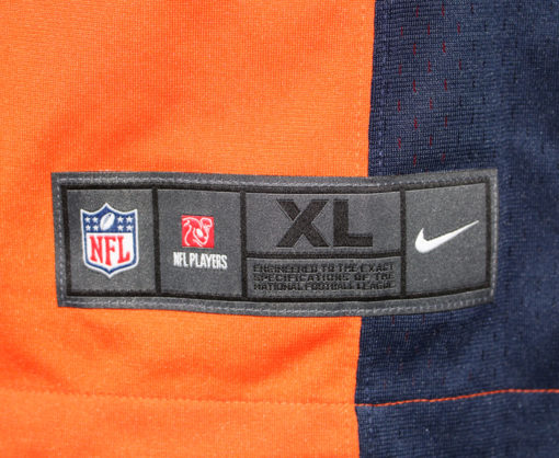 Russell Wilson Signed Denver Broncos Orange Nike XL On Field Jersey FAN