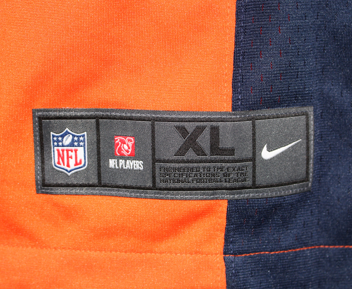 Russell Wilson Signed Denver Broncos Orange Nike XL On Field Jersey FAN ...