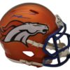 Russell Wilson Autographed Denver Broncos Blaze Mini Helmet FAN