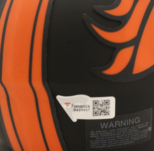 Russell Wilson Autographed Denver Broncos Eclipse Mini Helmet FAN