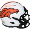 Russell Wilson Autographed Denver Broncos Lunar Mini Helmet FAN