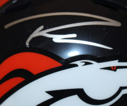 Russell Wilson Autographed Denver Broncos Speed Mini Helmet FAN