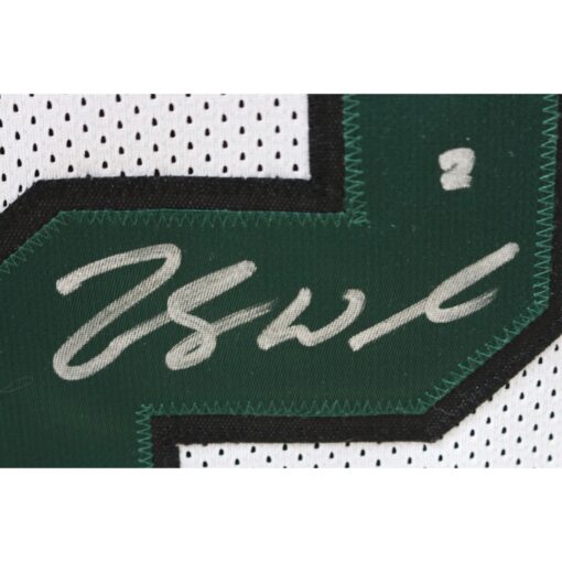 Zach Wilson Autographed/Signed White Pro Style Jersey Beckett 45997