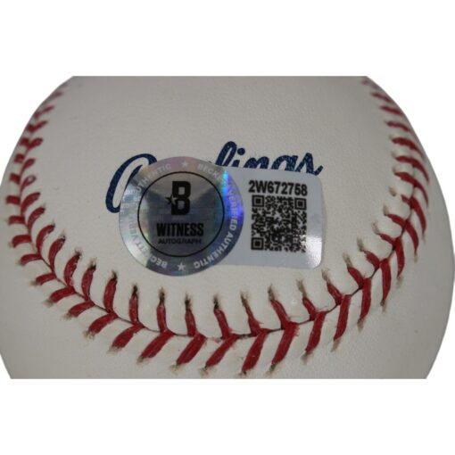 Dave Winfield Autographed New York Yankees OML Baseball HOF 01 Beckett 50124