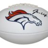 Juwann Winfree Autographed/Signed Denver Broncos Logo Football 24296