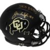 Juwann Winfree Autographed Colorado Buffaloes Black Mini Helmet Sko Buffs 24291