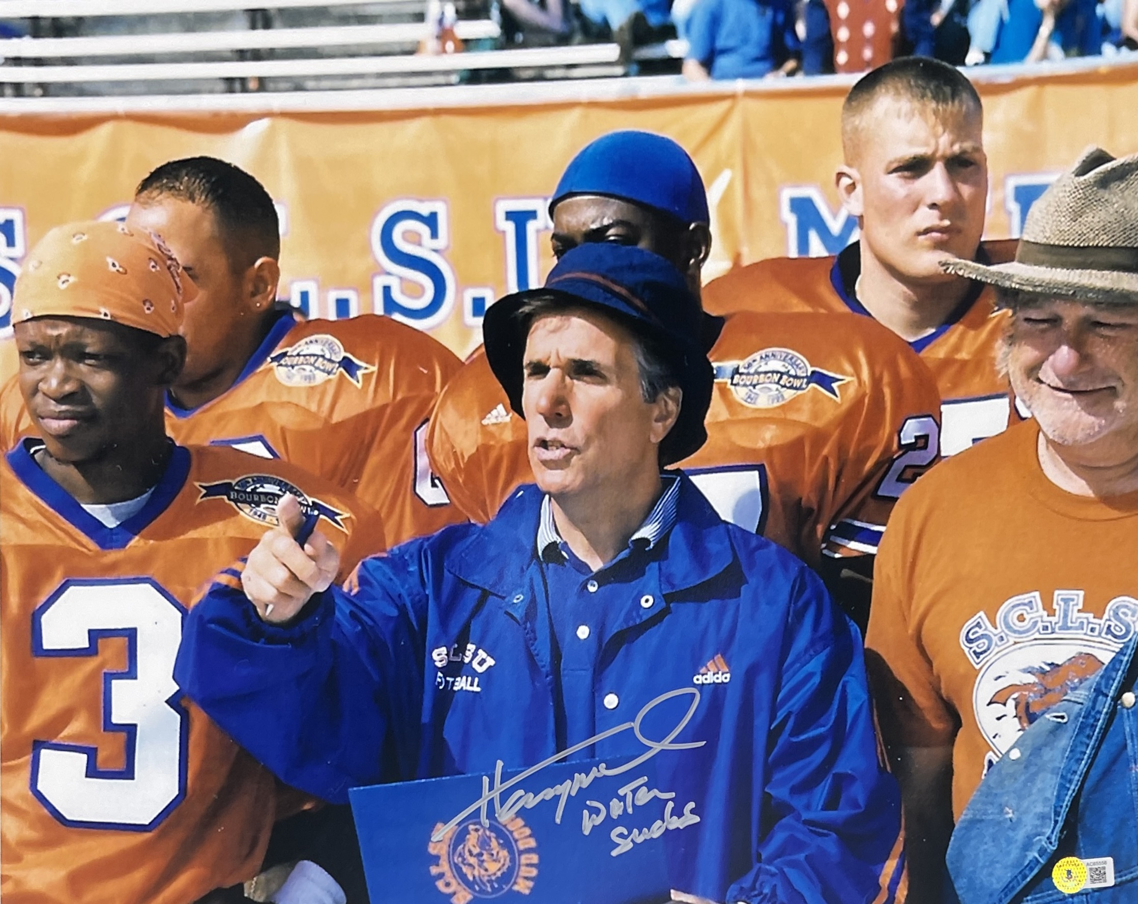 Henry Winkler Autographed/Signed The Water Boy 16x20 Photo Beckett