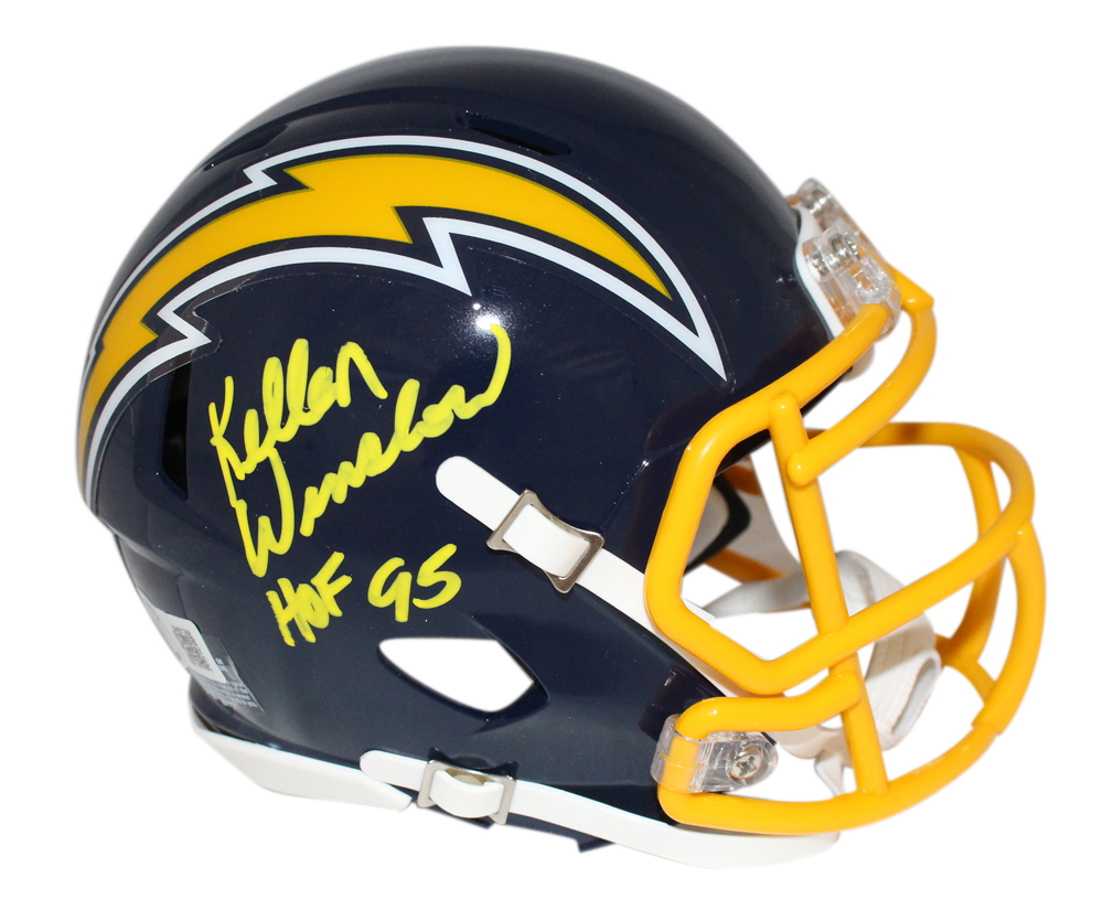 Kellen Winslow Signed San Diego Chargers TB Mini Helmet HOF Beckett 