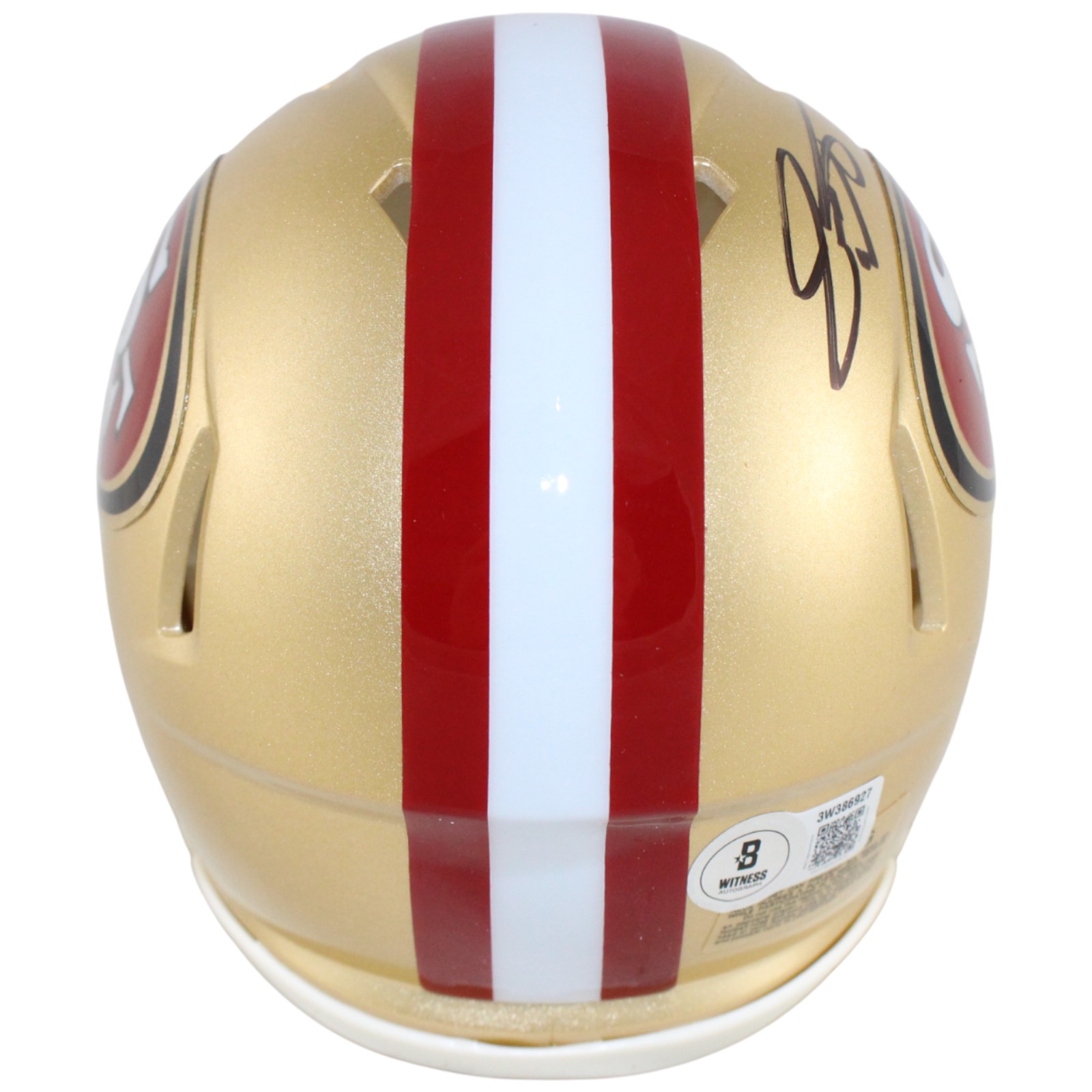 Dee Winters Autographed/Signed San Francisco 49ers Mini Helmet Beckett WIT 53058 3 Dee Winters Autographed/Signed San Francisco 49ers Mini Helmet Beckett WIT 53058