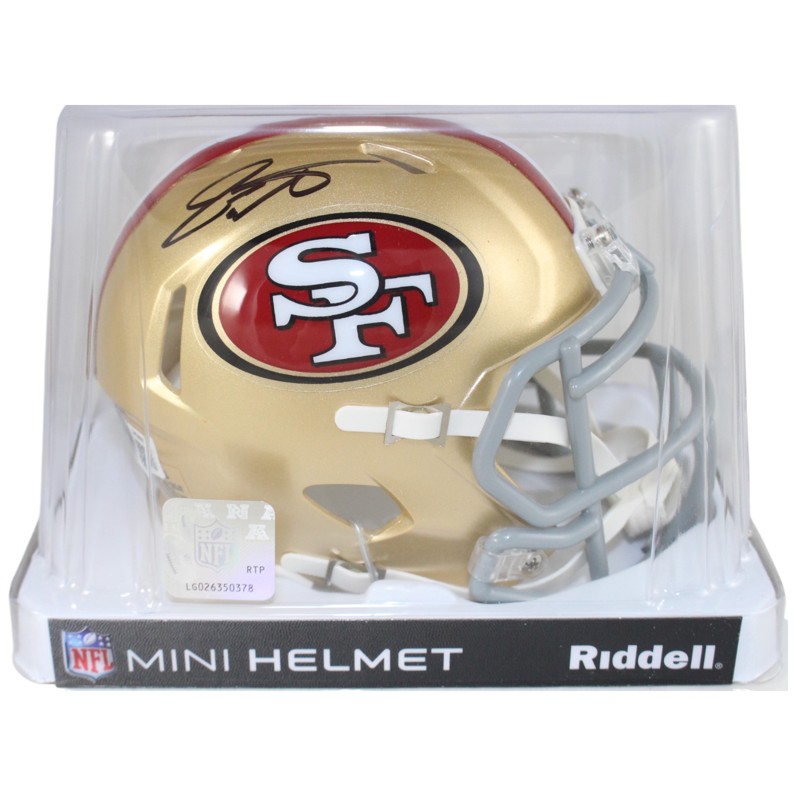 Dee Winters Autographed/Signed San Francisco 49ers Mini Helmet Beckett WIT 53058 5 Dee Winters Autographed/Signed San Francisco 49ers Mini Helmet Beckett WIT 53058