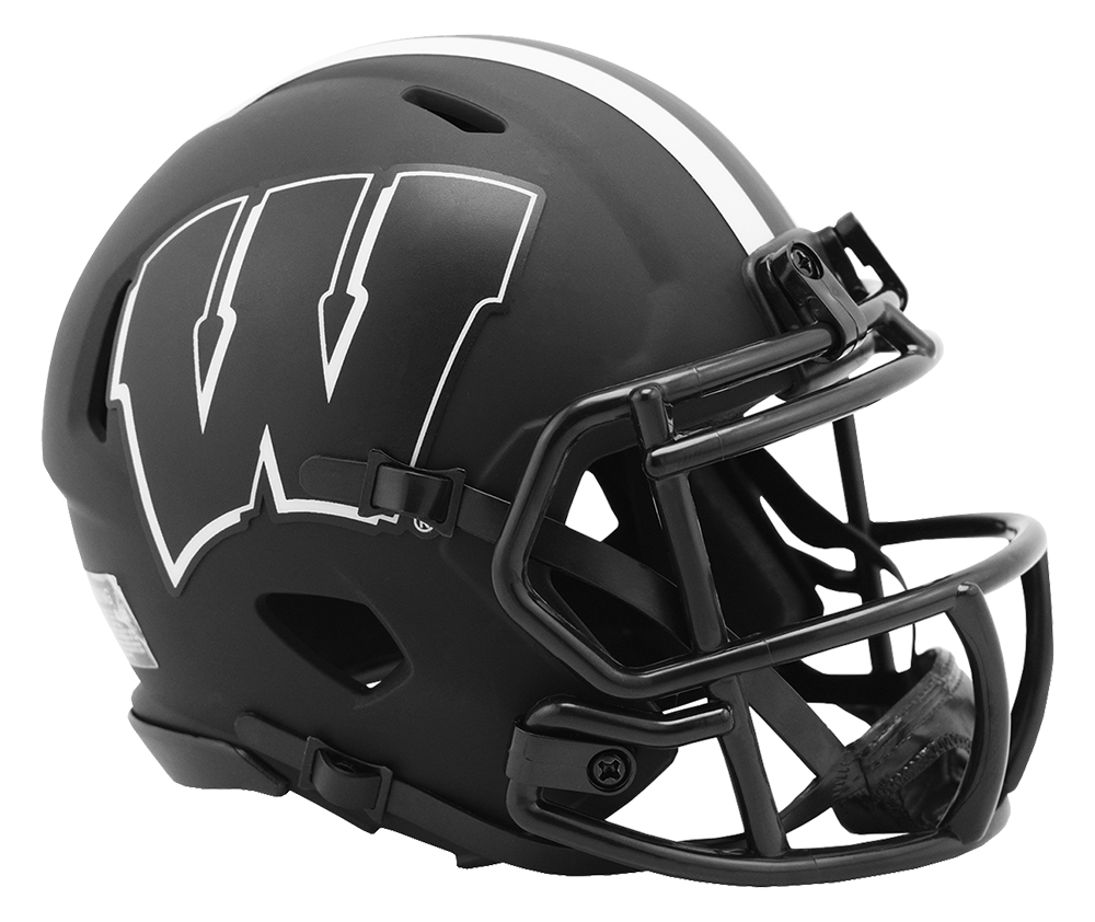 Wisconsin Badgers Eclipse Speed Mini Helmet Riddell New In Box