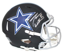Jason Witten Autographed Dallas Cowboys Black Matte Authentic Helmet BAS 24184