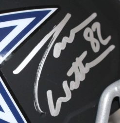 Jason Witten Autographed Dallas Cowboys Black Matte Authentic Helmet BAS 24184