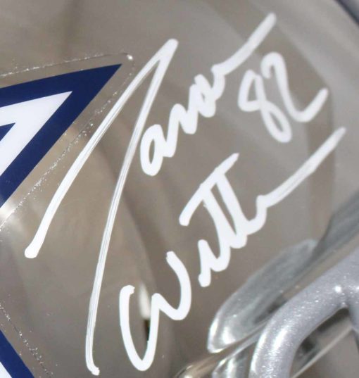 Jason Witten Autographed/Signed Dallas Cowboys Chrome Replica Helmet BAS 24185