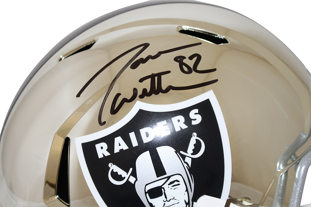 Jason Witten Autographed/Signed Las Vegas Raiders F/S Chrome Helmet BAS 28339