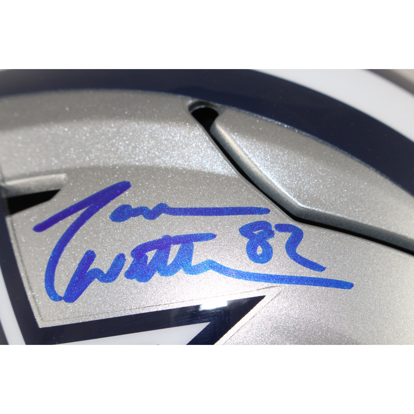 Jason Witten Autographed Dallas Cowboys Mid-Size Midi Helmet Beckett 53874