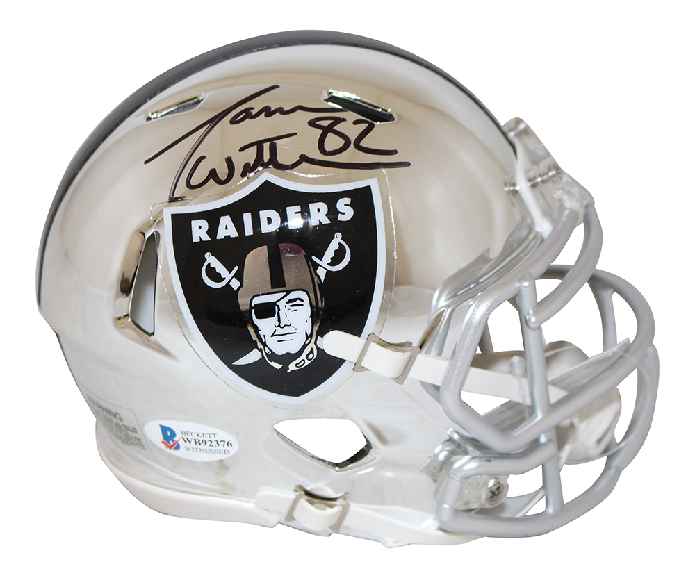 Jason Witten Autographed Las Vegas Raiders Chrome Mini Helmet BAS 28338