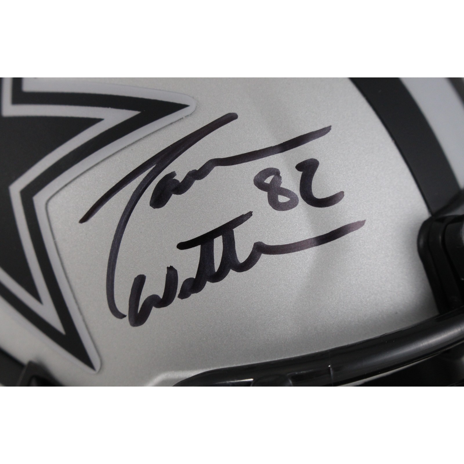 Jason Witten Autographed/Signed Dallas Cowboys Rave Mini Helmet Beckett 53887