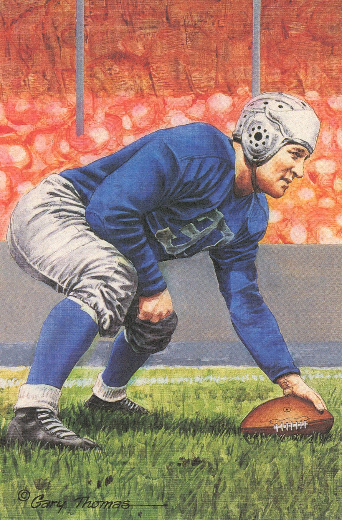 Alex Wojciechowicz Detroit Lions Goal Line Art Card Series 4 #120 LE /5000 58174 1 Alex Wojciechowicz Detroit Lions Goal Line Art Card Series 4 #120 LE /5000 58174