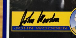 John Wooden Bill Walton Autographed UCLA Bruins 12x16 Display Coin Beckett 56397