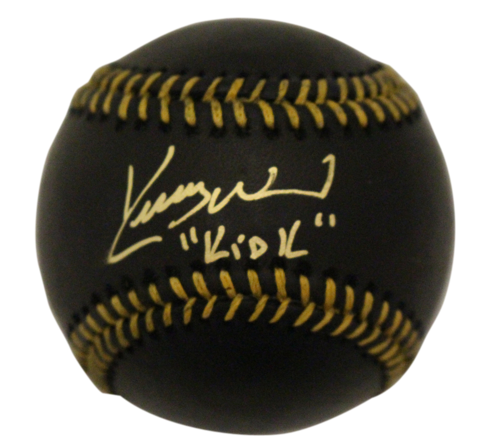 Kerry Wood Autographed Chicago Cubs Black OML Baseball Kid K Beckett