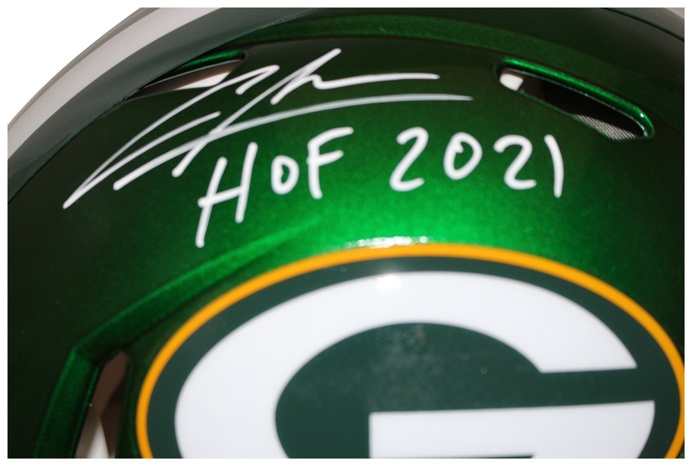 Charles Woodson Autographed Flash Green Bay Packers Helmet HOF FAN
