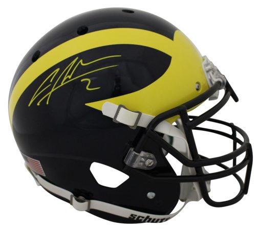 Charles Woodson Autographed Michigan Wolverines Authentic Helmet BAS 25988
