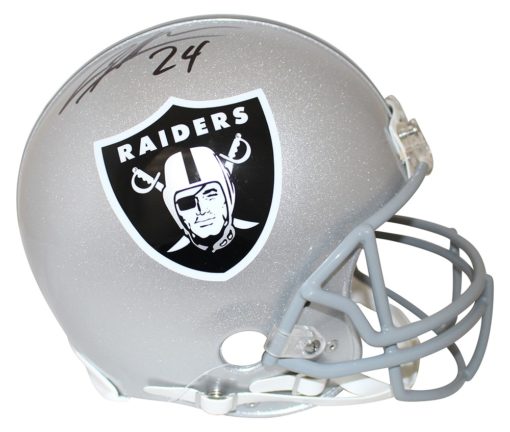 Charles Woodson Autographed/Signed Oakland Raiders Authentic Helmet BAS 25986