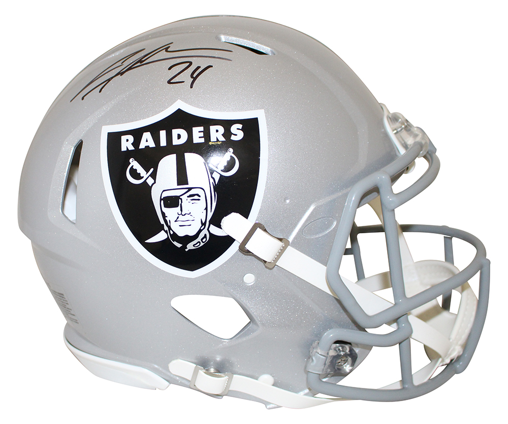 Charles Woodson Autographed Oakland Raiders Authentic Speed Helmet JSA 28235
