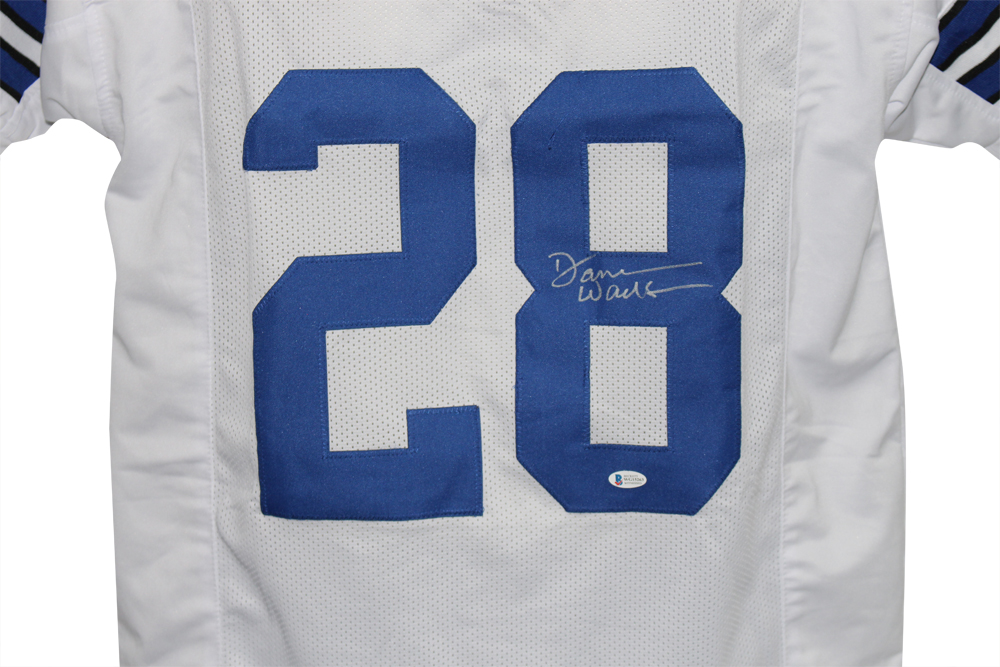 Darren Woodson Autographed/Signed Pro Style White XL Jersey BAS