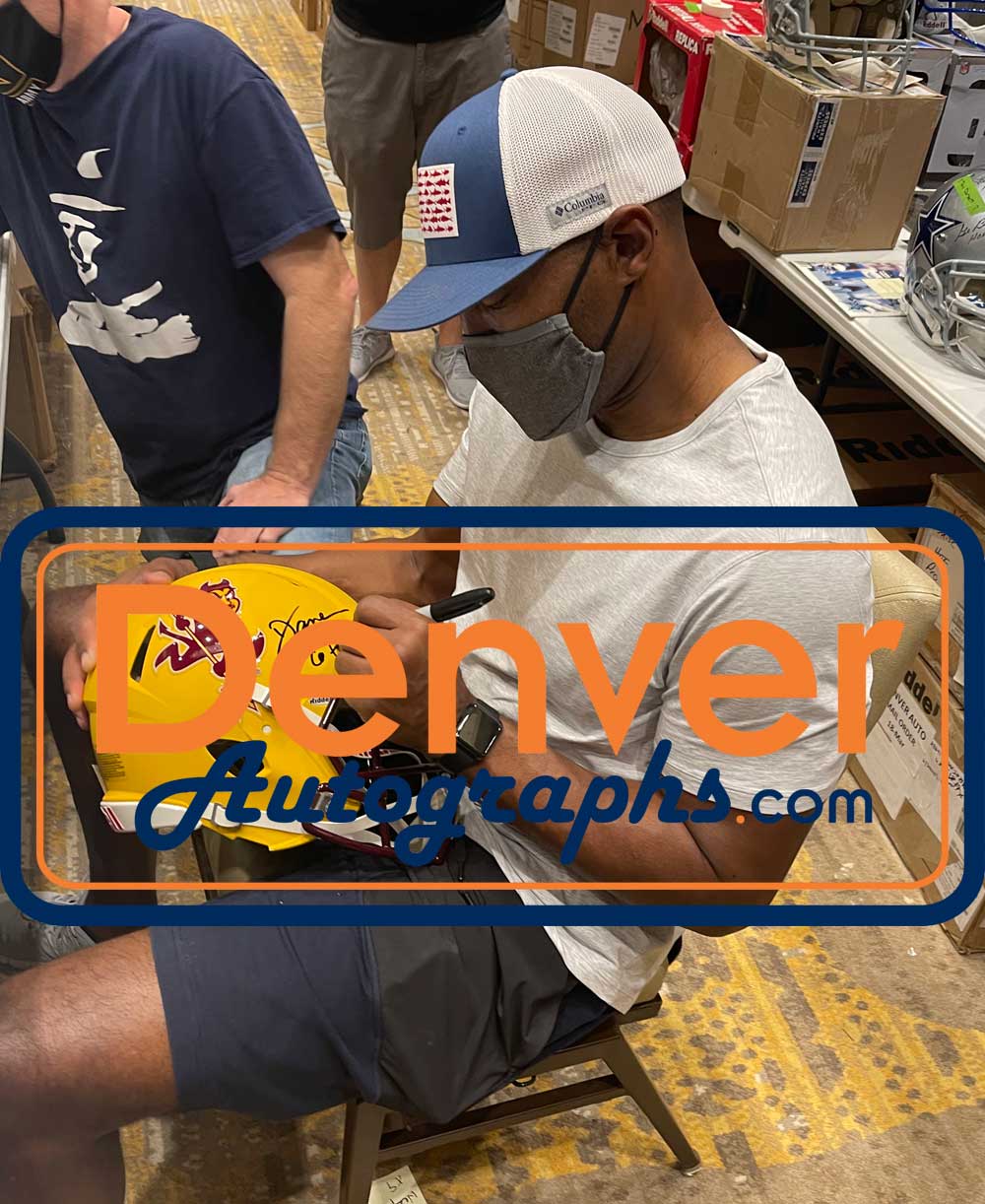 Darren Woodson Signed Arizona State Sundevils Authentic Speed Helmet