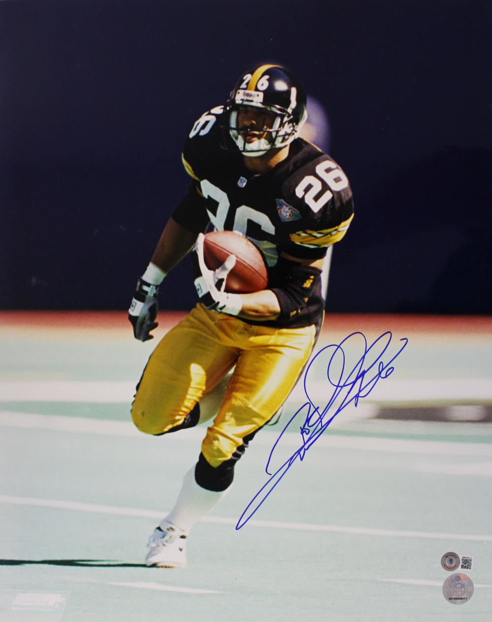 Rod Woodson Signed Pittsburgh Steelers Dry Mounted 16x20 Photo Beckett