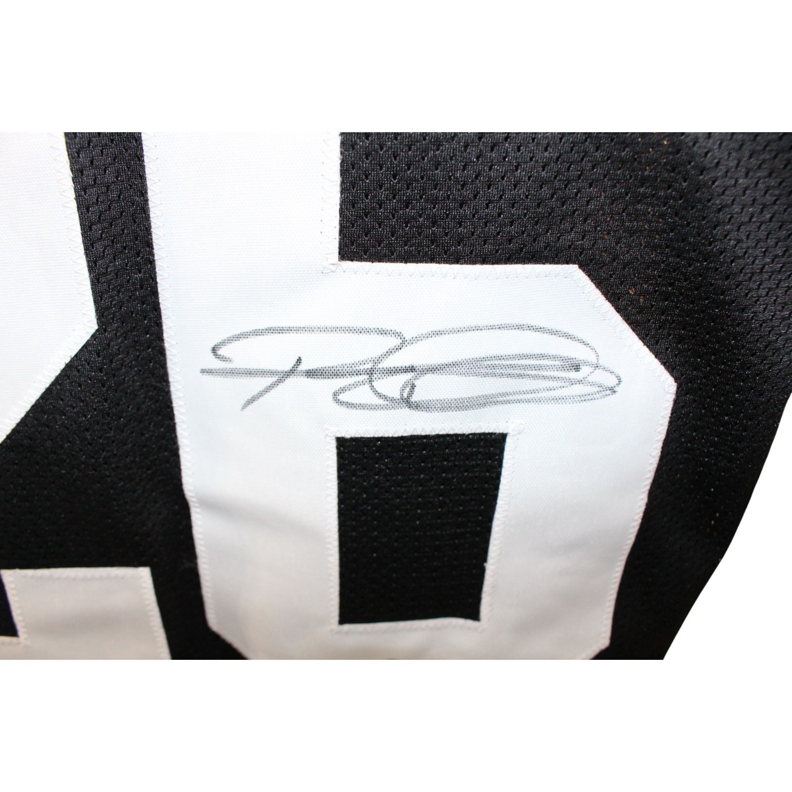 Rod Woodson Autographed/Signed Pro Style XL Black Jersey Beckett Witness 54295