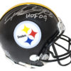 Rod Woodson Autographed/Signed Pittsburgh Steelers Mini Helmet HOF BAS 26804