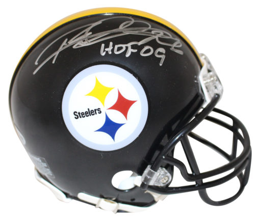 Rod Woodson Autographed/Signed Pittsburgh Steelers Mini Helmet HOF BAS 26804